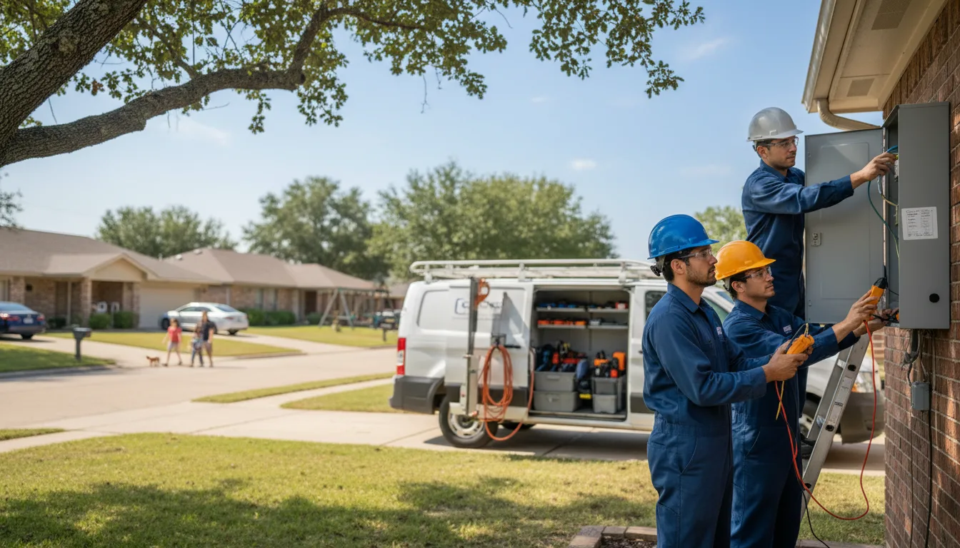 Certified electrician providing emergency electrical services in Brocket, ND